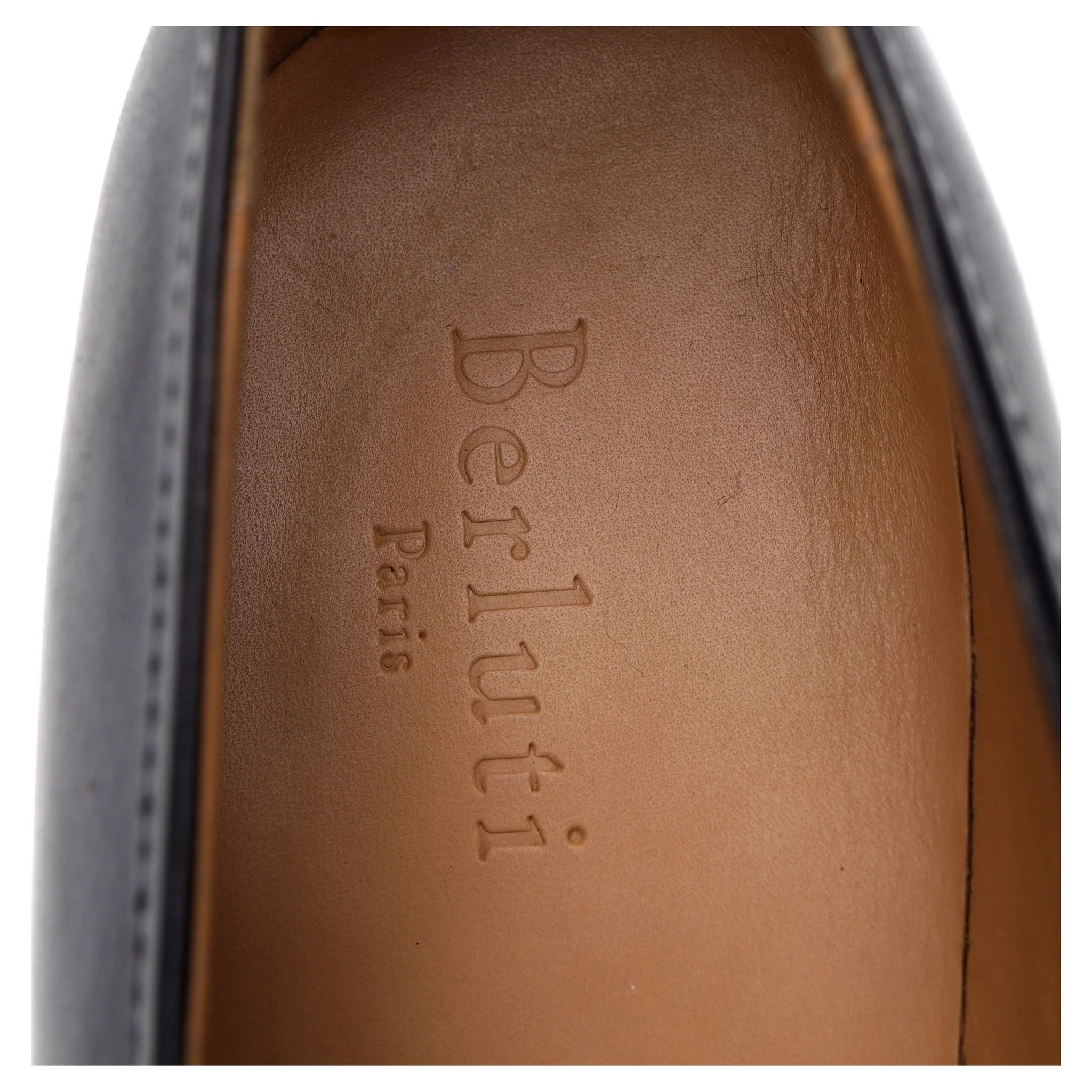 Grey Leather Loafers UK 9 - Image 7