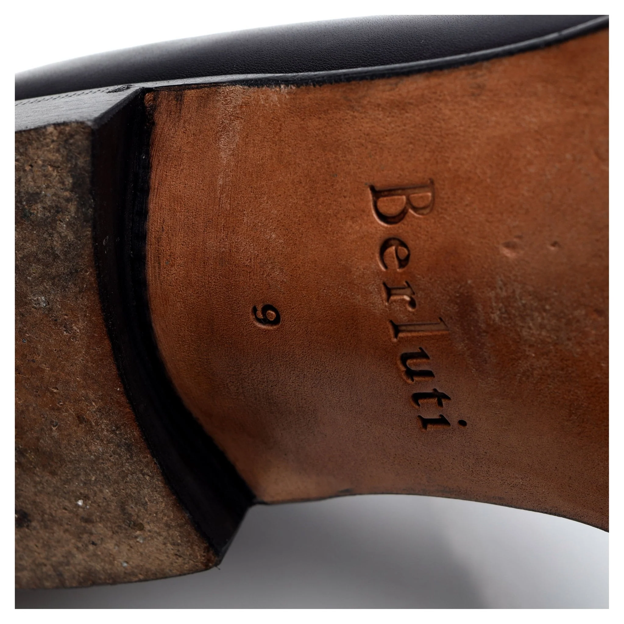 Grey Leather Loafers UK 9 - Image 8