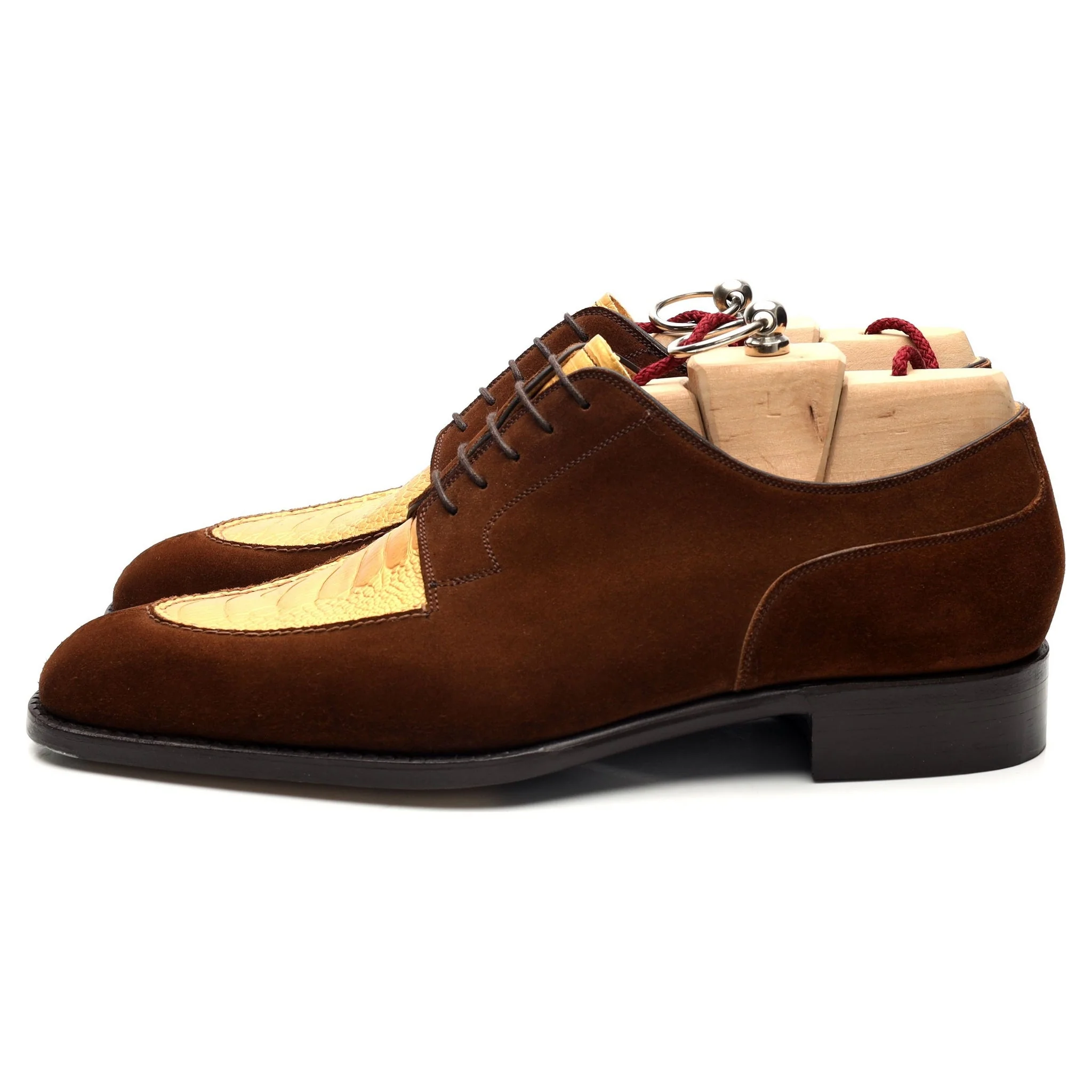 'Kaan' Tan Brown Suede Derby UK 8 EU 42 - Image 3