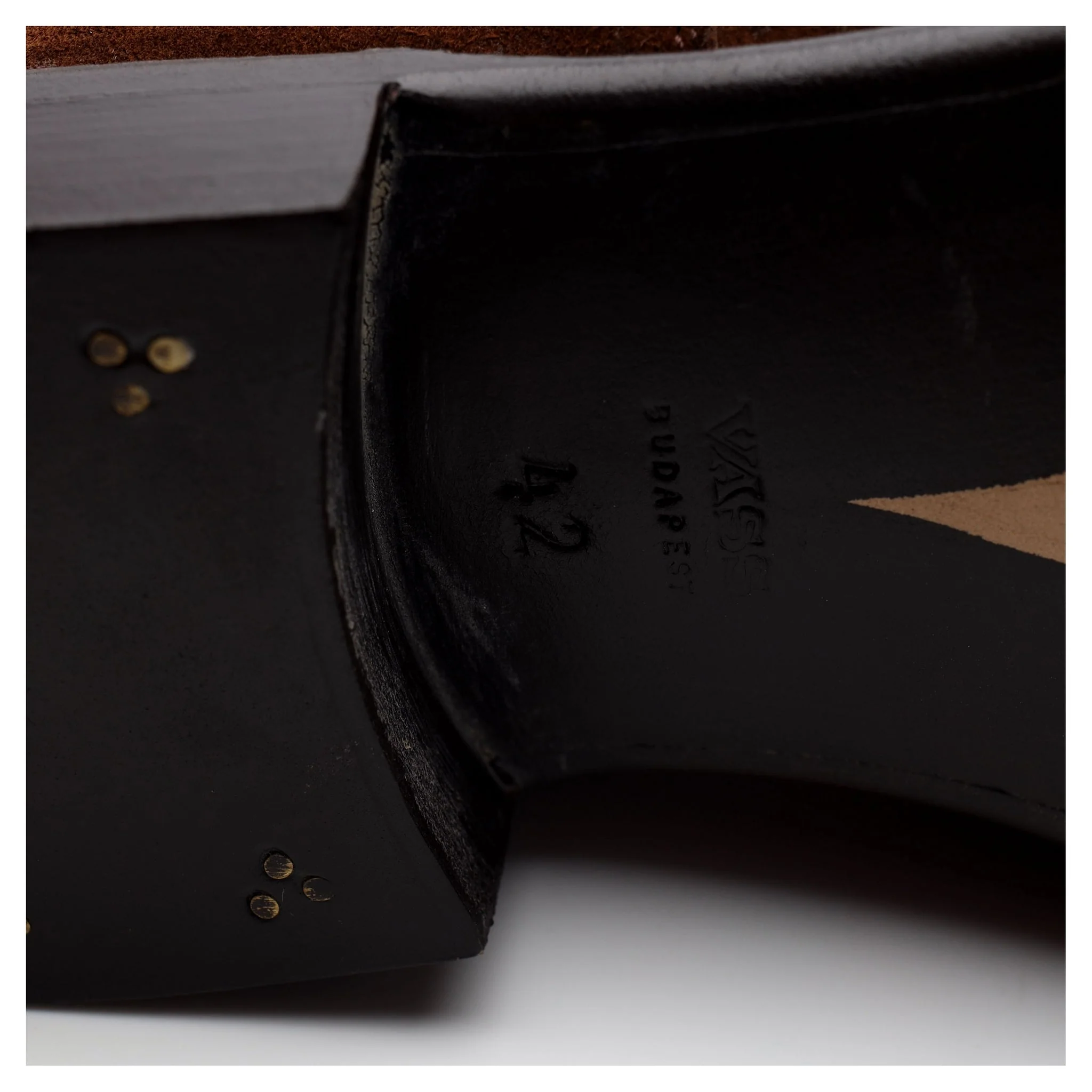 'Kaan' Tan Brown Suede Derby UK 8 EU 42 - Image 8