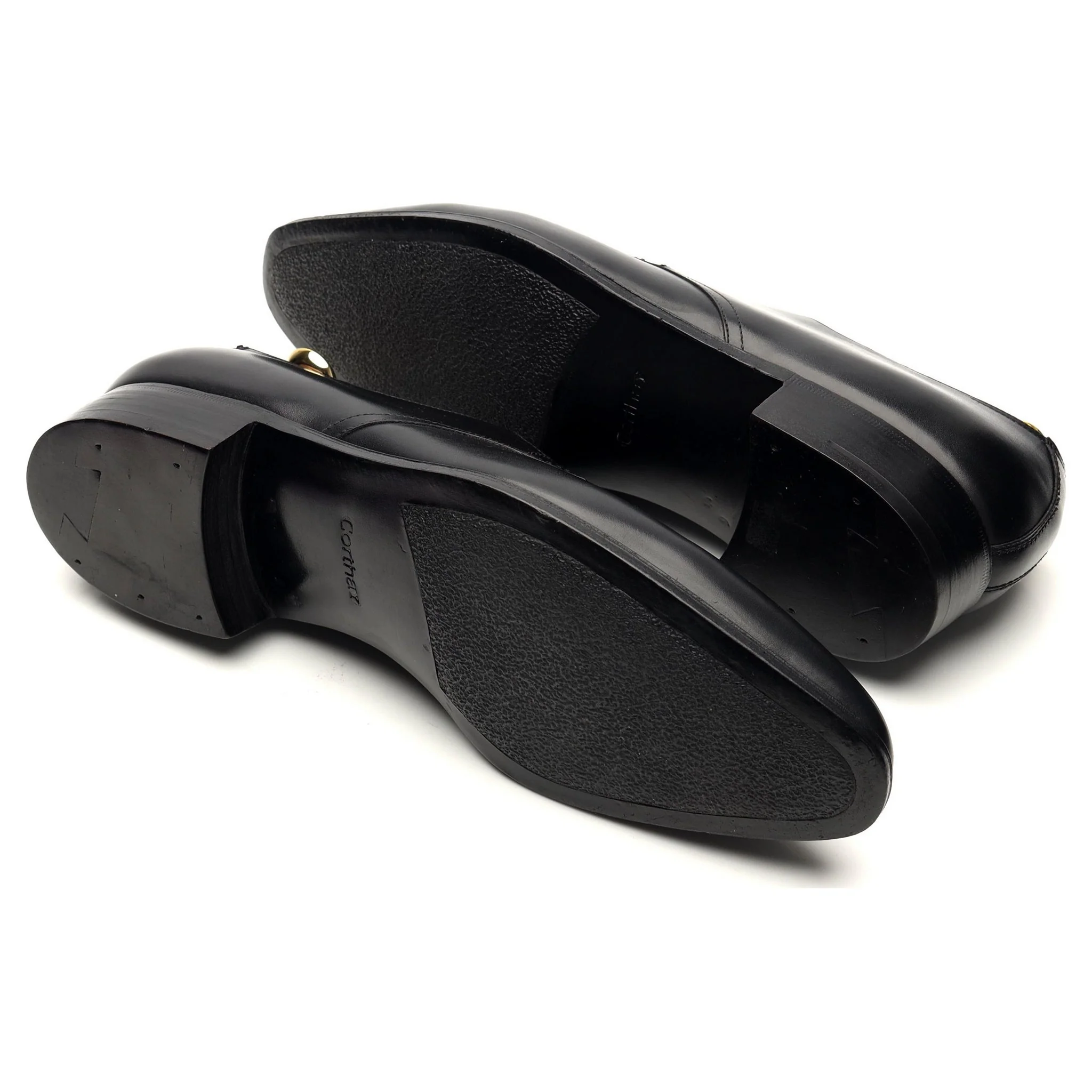 'Sergio' Black Leather Derby UK 8.5 - Image 5